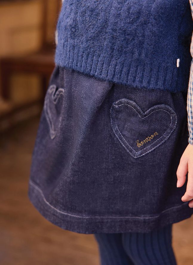 Jupe Douchka Denim | Bleu foncé