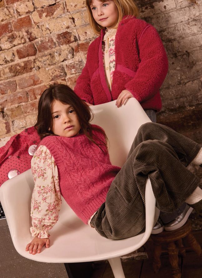 Pull Sans Manches Lucia | Framboise