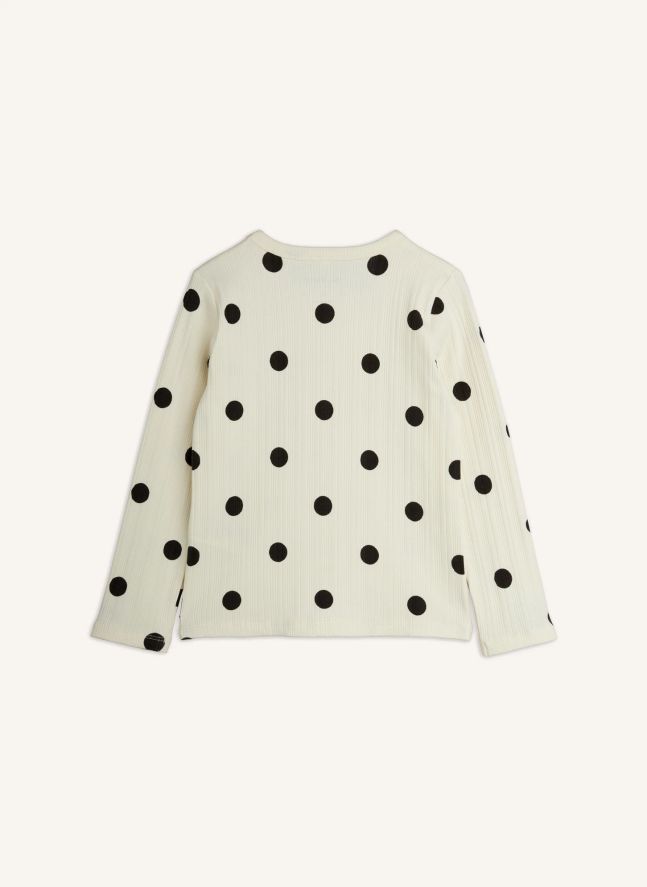 T-shirt Pois Coton Bio | Ecru