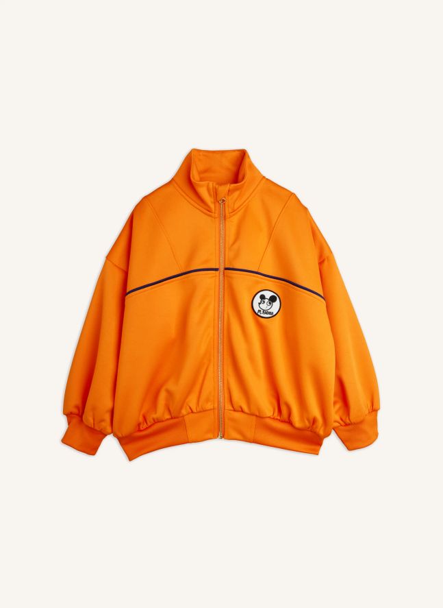 Sweat Zippé Sport Fibres Recyclées | Orange