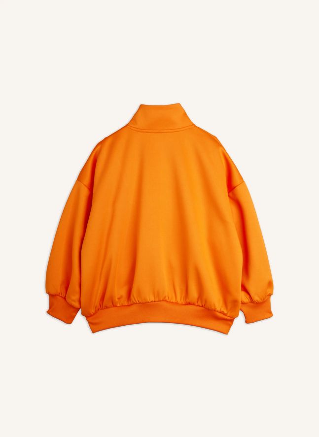 Sweat Zippé Sport Fibres Recyclées | Orange