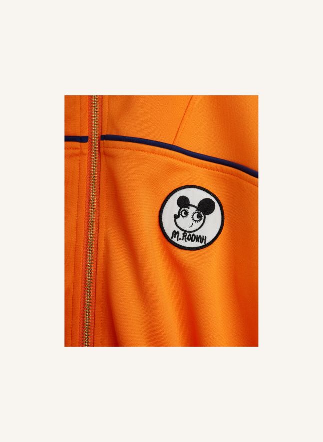 Sweat Zippé Sport Fibres Recyclées | Orange