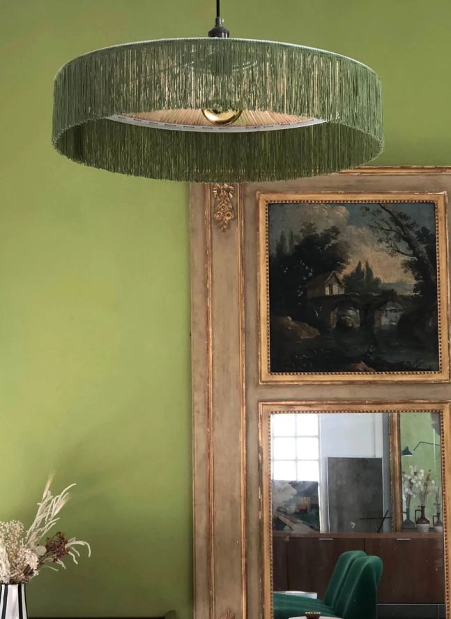 Suspension Parasol | Vert mousse