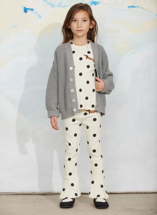 T-shirt Pois Coton Bio | Ecru