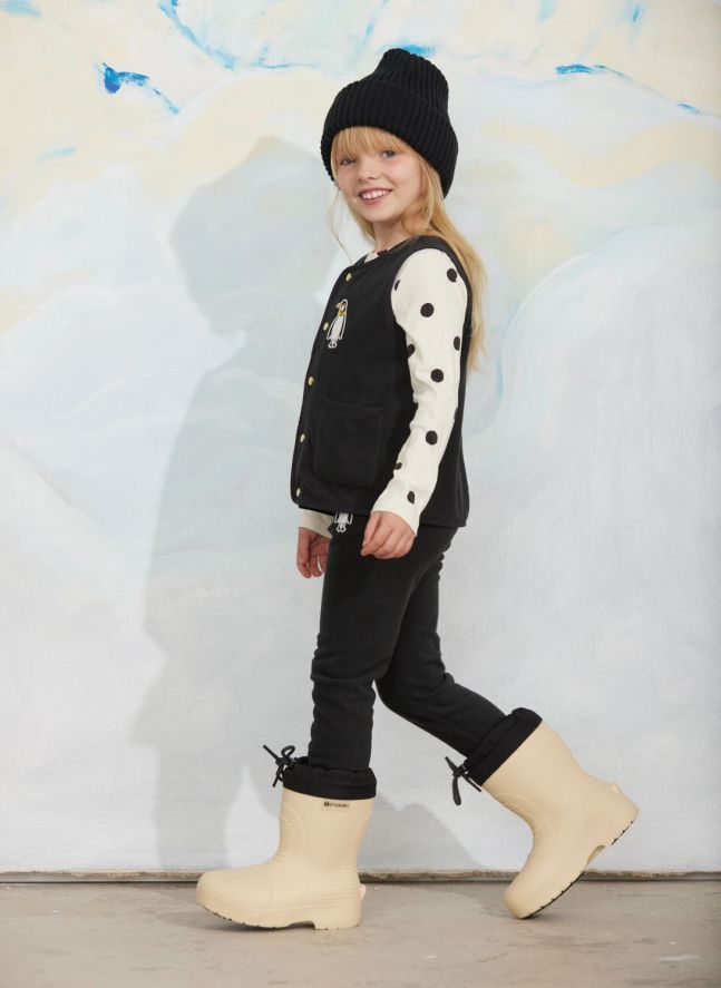 T-shirt Pois Coton Bio | Ecru