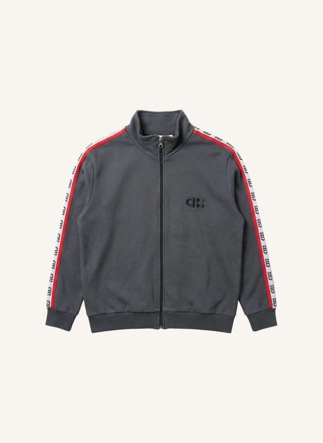 Veste Zippée Logo | Gris anthracite