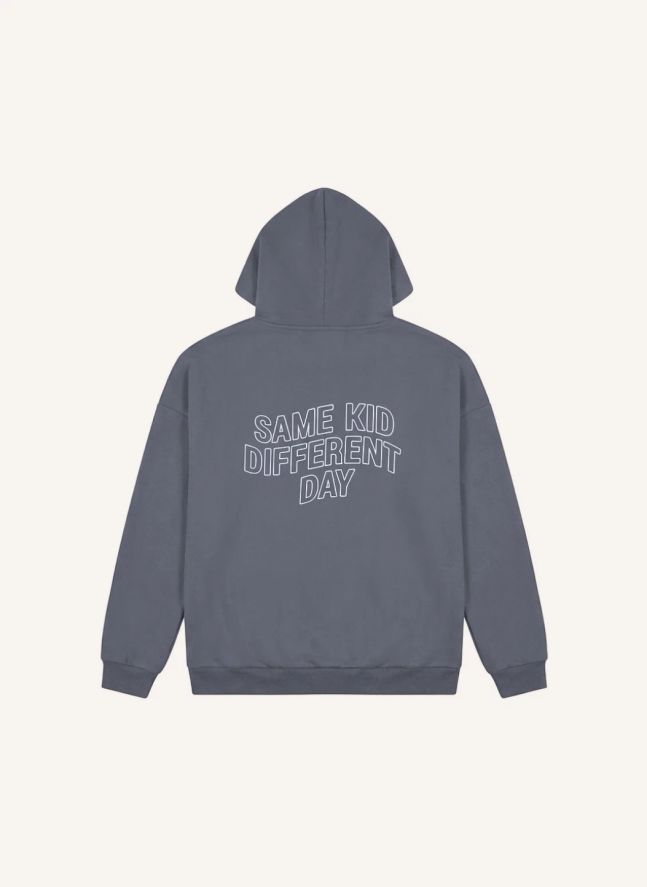 Sweat Capuche Same Kid Coton Bio | Gris