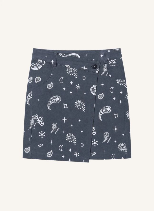 Paisley Skirt | Grey