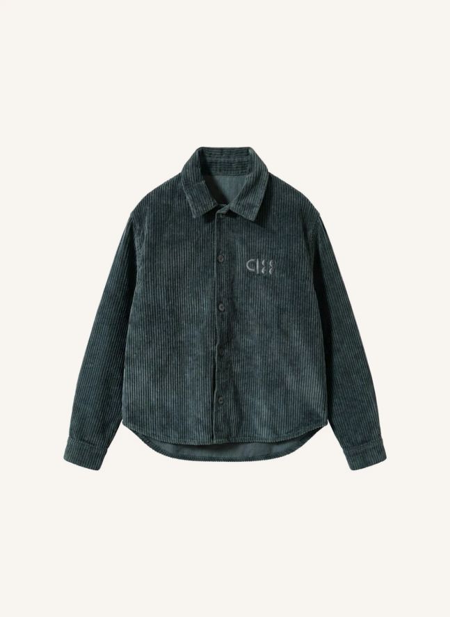 Surchemise Courduroy | Gris anthracite