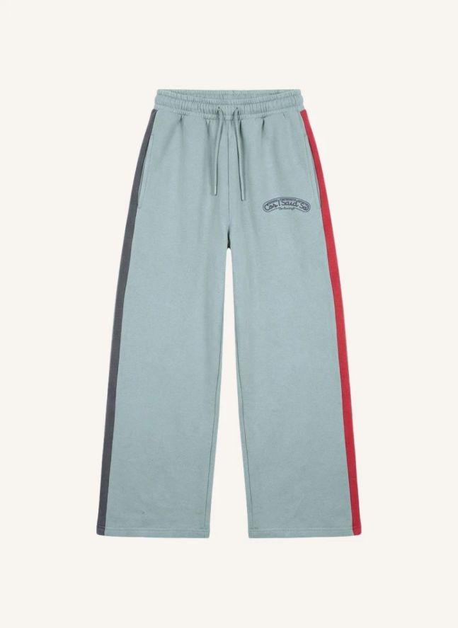 Jogger Large Logo Coton Bio | Gris