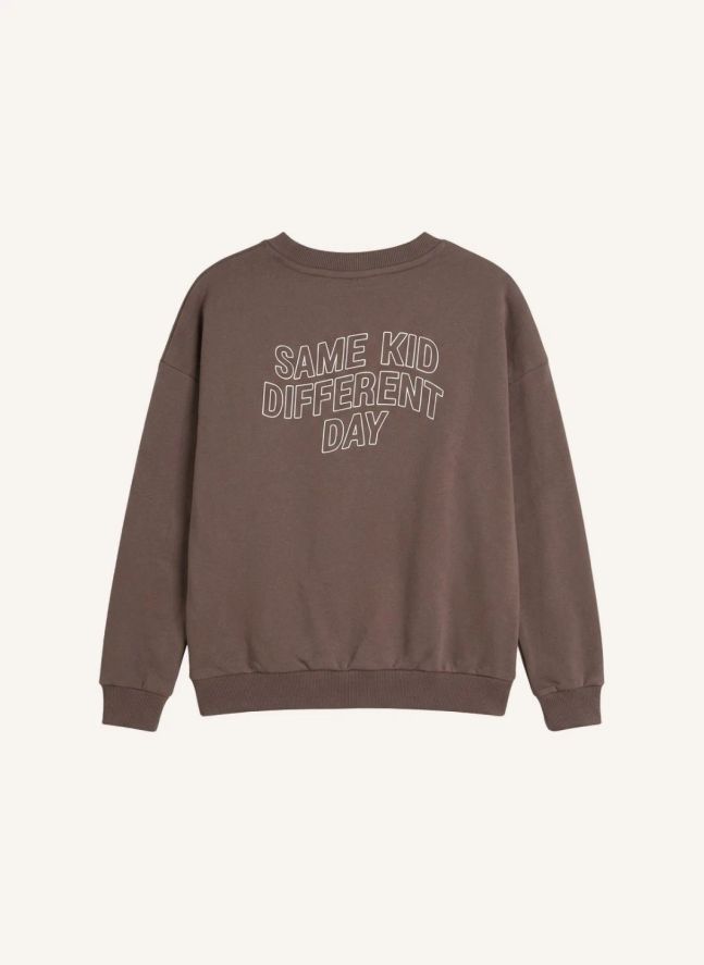 Sweat Same Kid Coton Bio | Gris