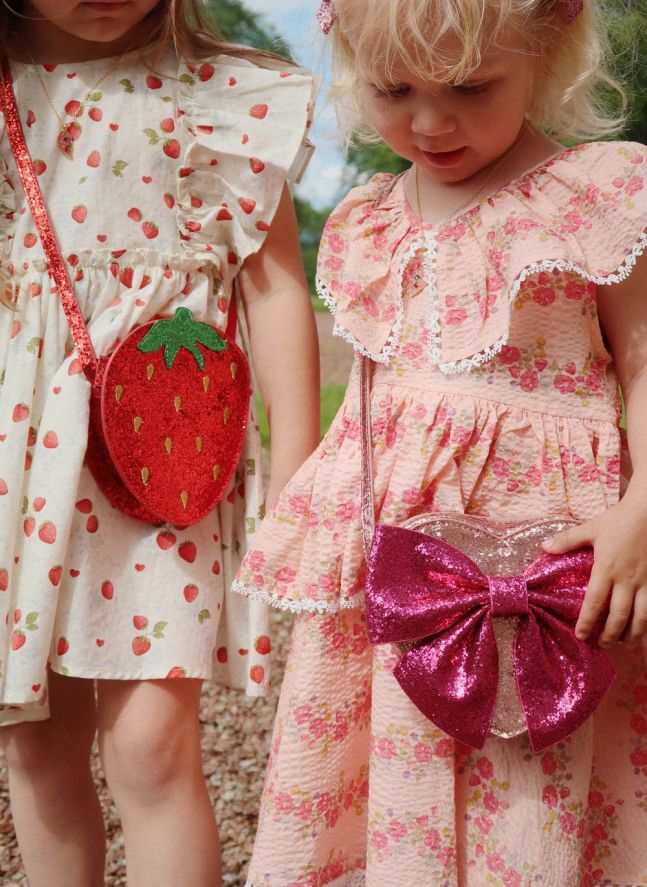 Sac Sequins Tut Nœud | Rose