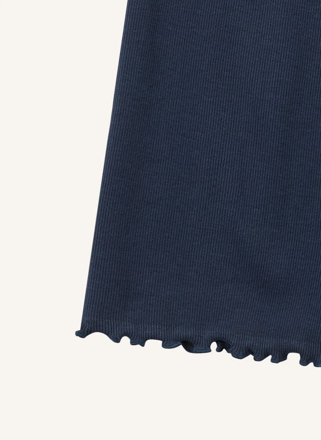 Loose-Fit Modal Pants | Navy blue