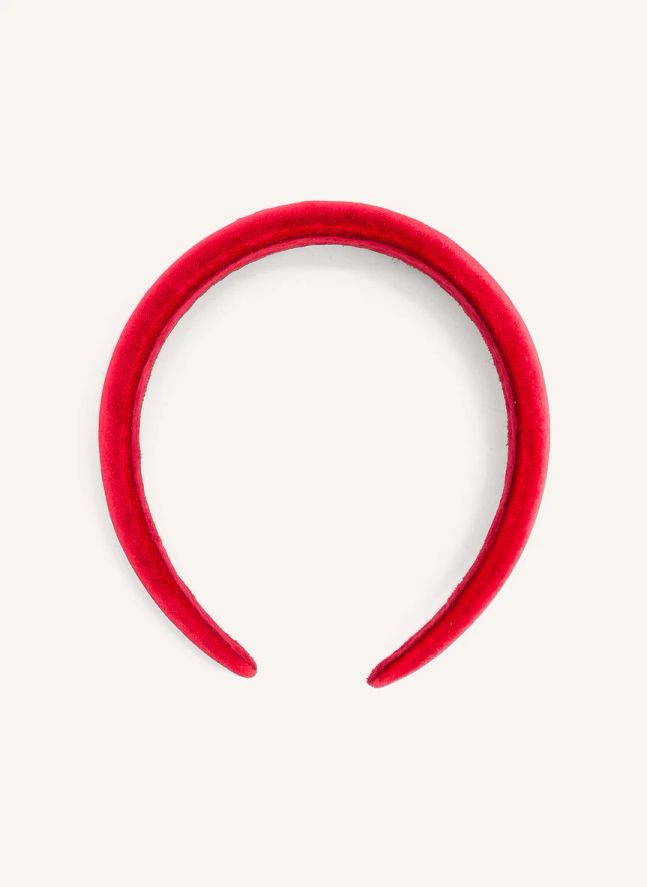 Serre-Tête Hello Simone Velours | Rouge