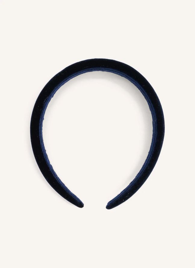 Serre-Tête Hello Simone Velours | Bleu marine