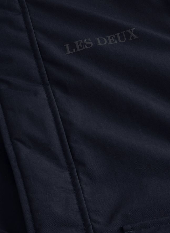 Chaqueta acolchada «Les Deux Fibres Recyclées» | Azul Marino