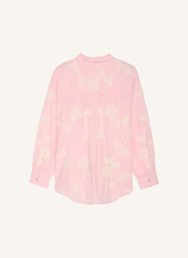 Blouse Rose Coton Bio | Rose pâle
