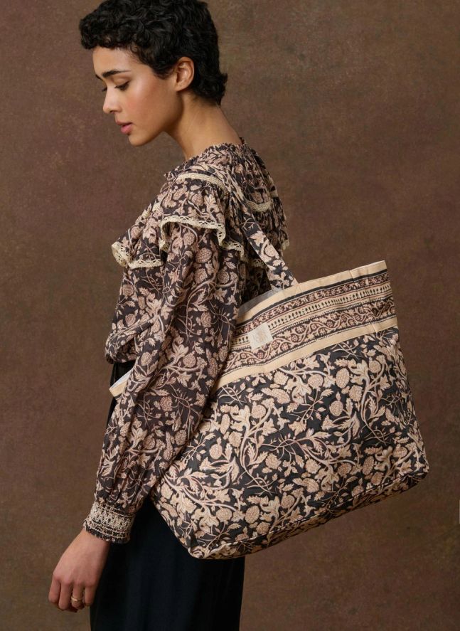 Tote Bag Beverly Coton Bio | Noir