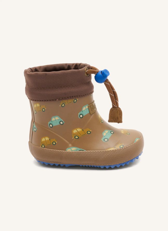 Bottes de Pluie Thermo Voitures | Marron