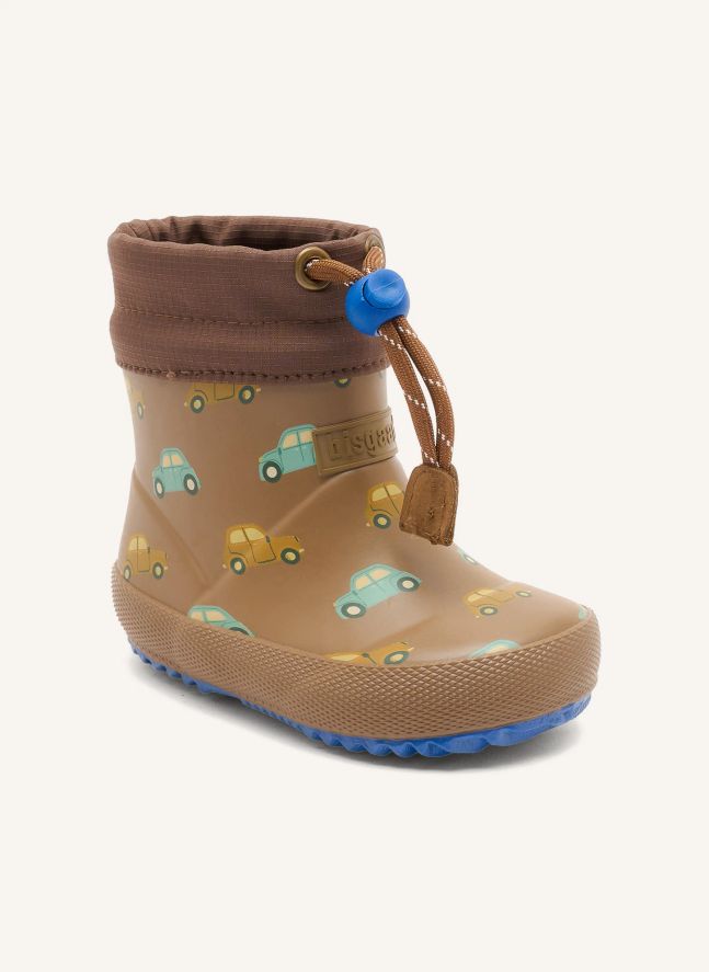 Bottes de Pluie Thermo Voitures | Marron