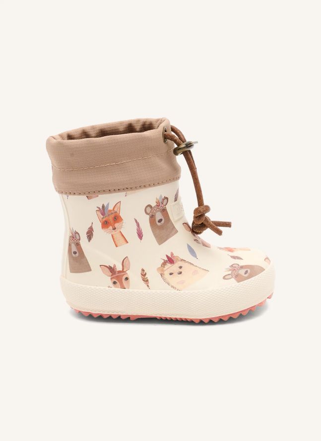 Bottes de Pluie Thermo Amis de la Forêt | Ecru