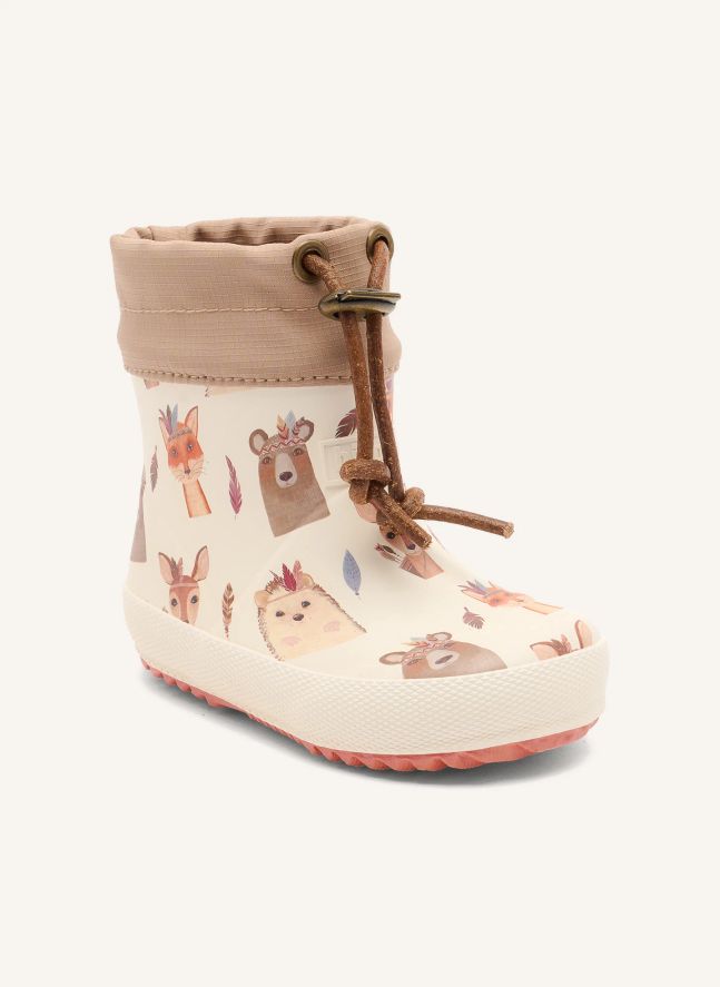 Bottes de Pluie Thermo Amis de la Forêt | Ecru
