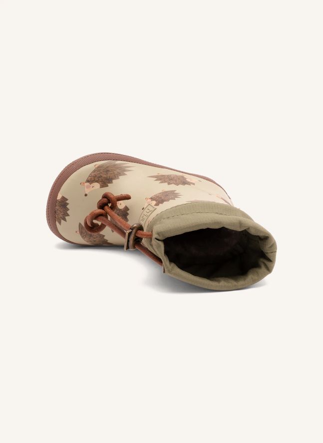 Bottes de Pluie Barefoot Hérissons | Marron
