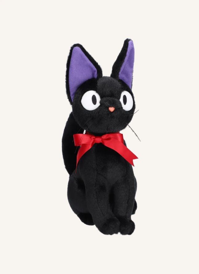 Peluche assise Jiji - Kiki La Petite Sorcière | Noir