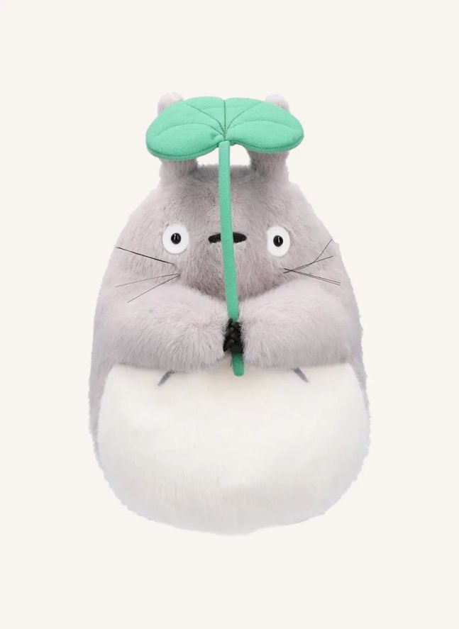 Totoro Leaf Plush Toy - My Neighbor Totoro | Grey