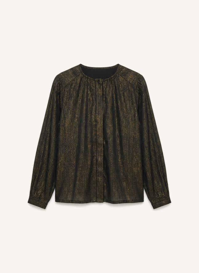 Casley Cotton Blouse | Black
