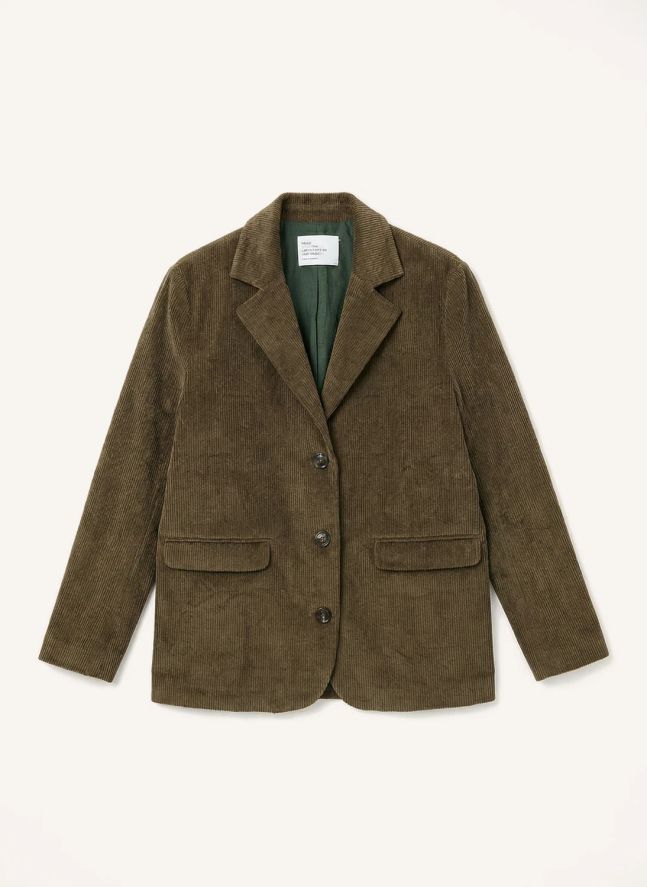 Vicious Cotton Blazer Jacket | Bronze