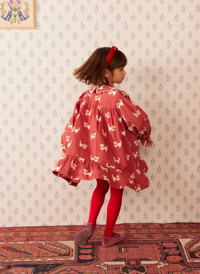 Serre-Tête Hello Simone Velours | Rouge