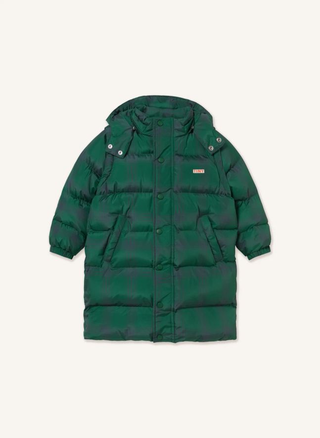 Doudoune Tartan | Vert