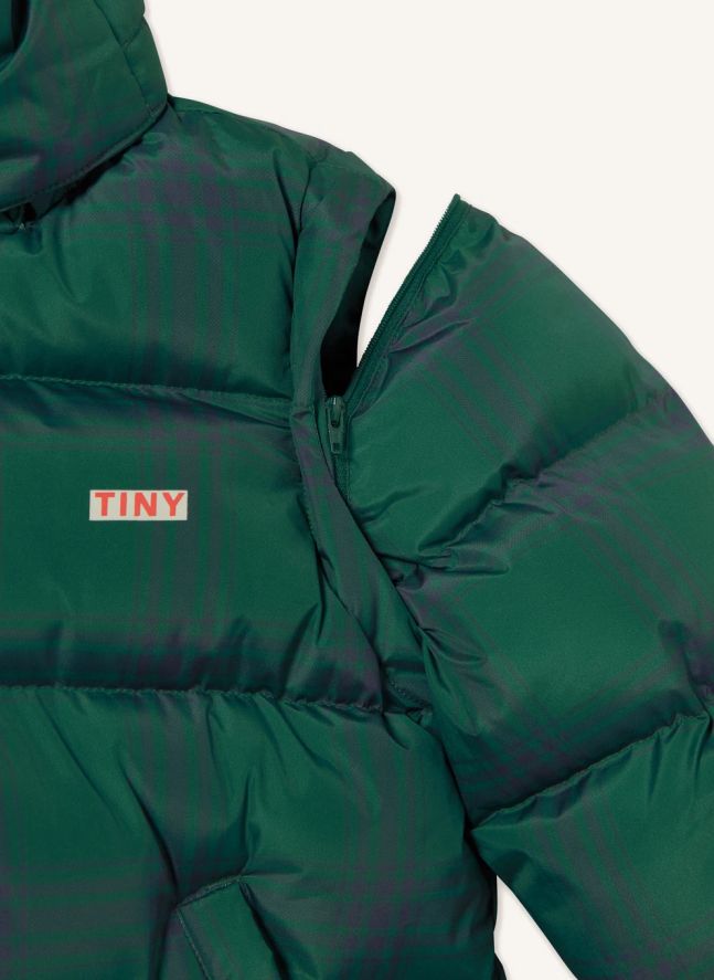 Doudoune Tartan | Vert