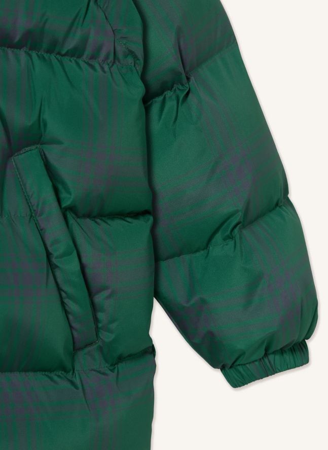 Doudoune Tartan | Vert