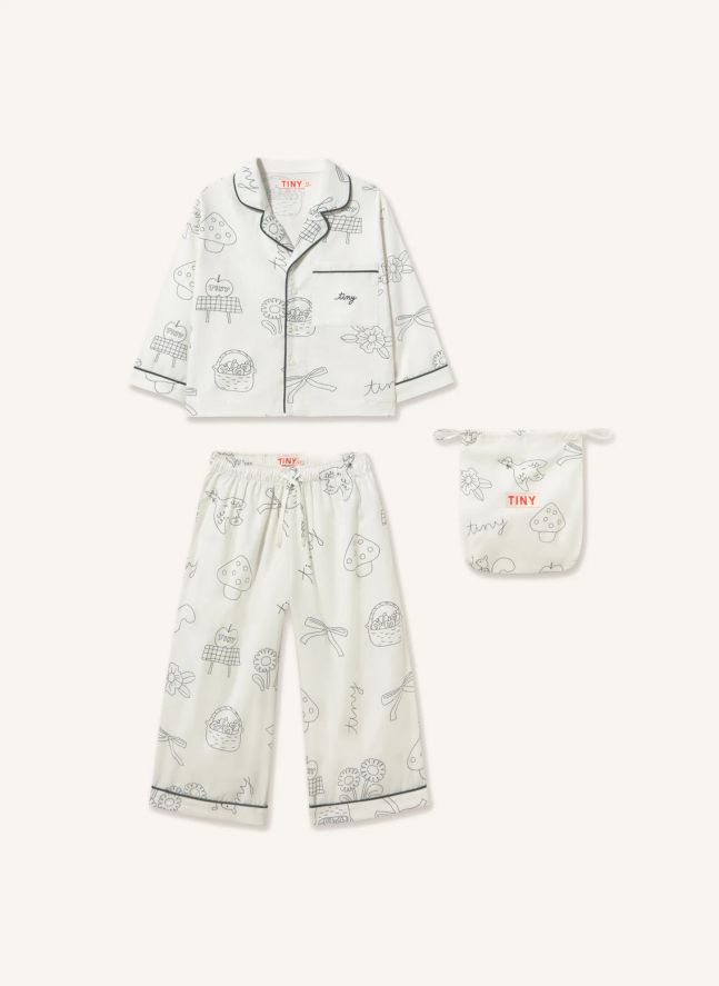 Pyjama Pommes | Blanc