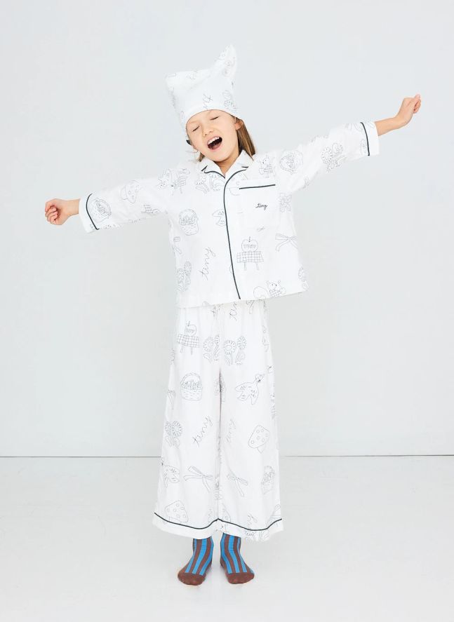 Pyjama Pommes | Blanc