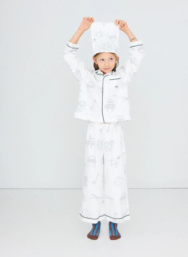Pyjama Pommes | Blanc