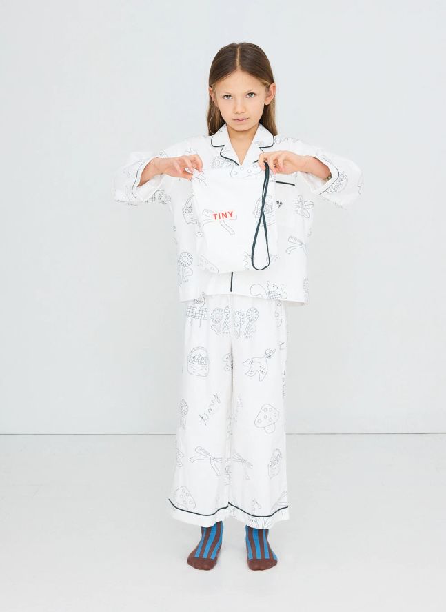 Pyjama Pommes | Blanc