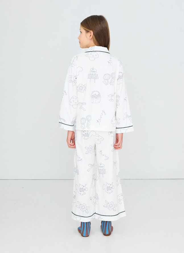 Pyjama Pommes | Blanc