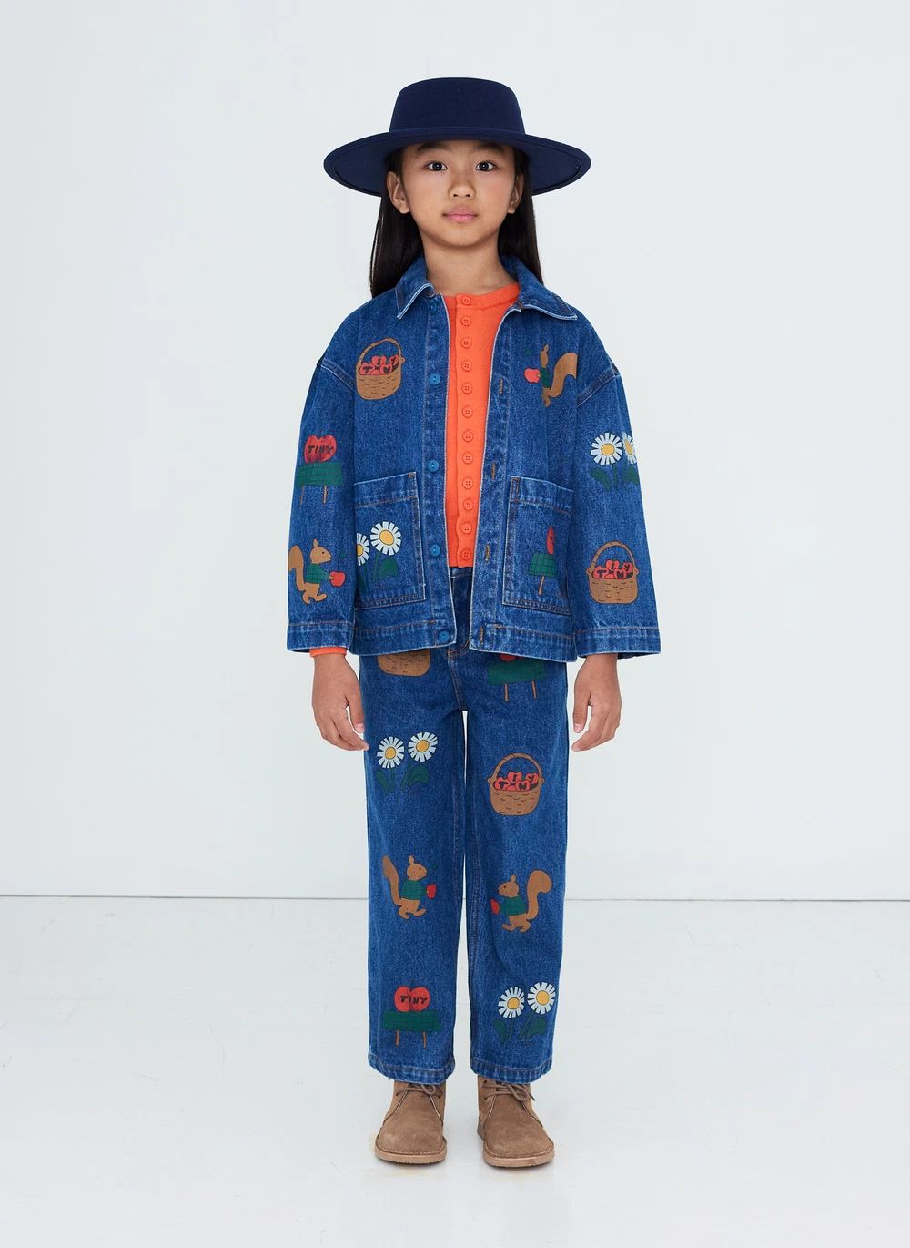 Veste Pommes Denim | Bleu- Image produit n°1