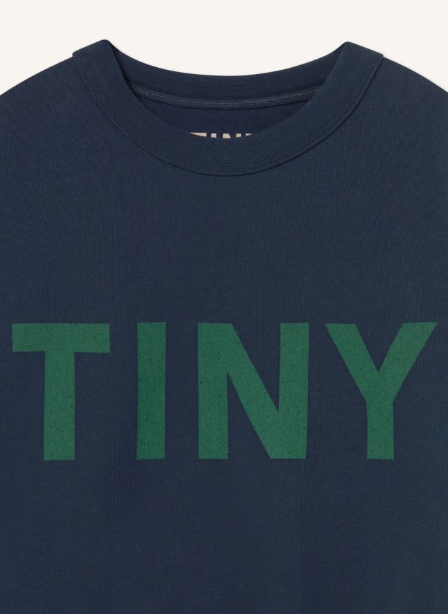 Sweat Colorblock Coton Bio | Bleu marine