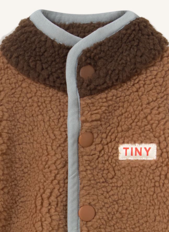 Pilote Façon Sherpa Colorblock | Marron