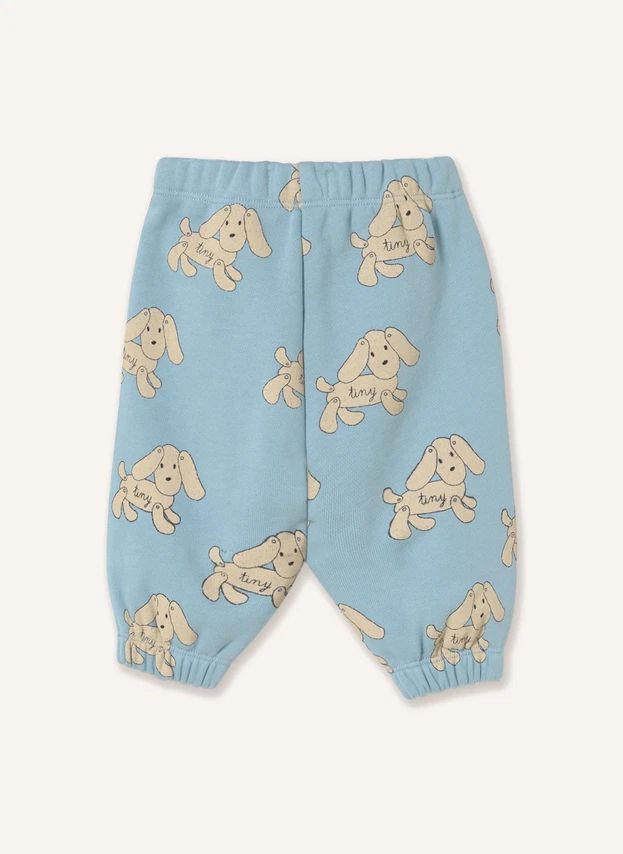 Jogger Chiens Coton Bio Bébé | Bleu ciel