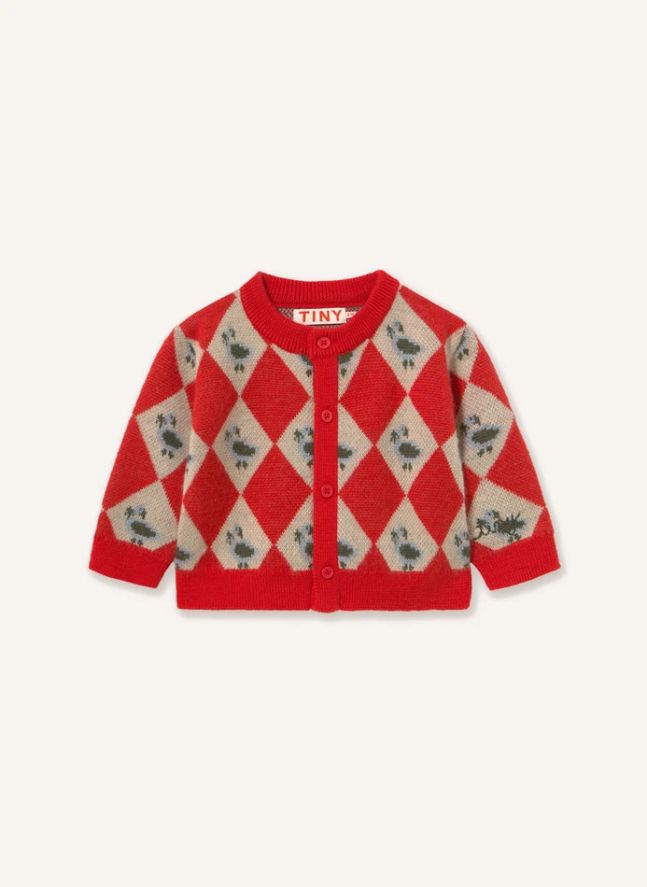Gilet Argyle Laine | Rouge