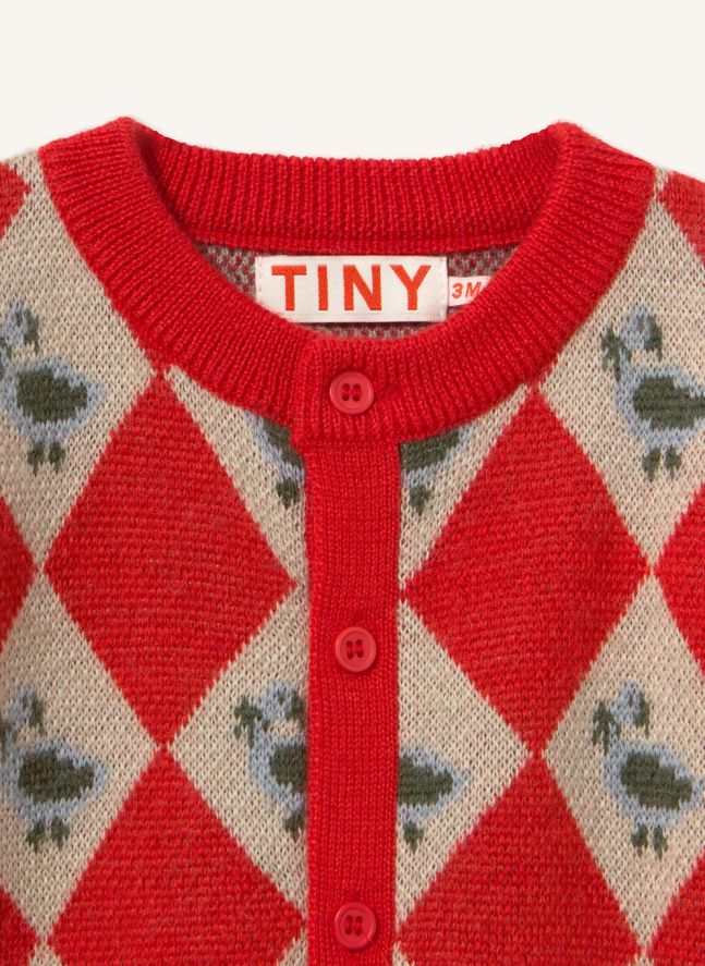 Gilet Argyle Laine | Rouge