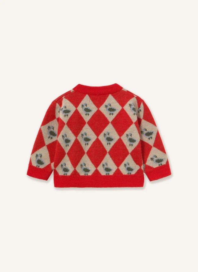 Gilet Argyle Laine | Rouge
