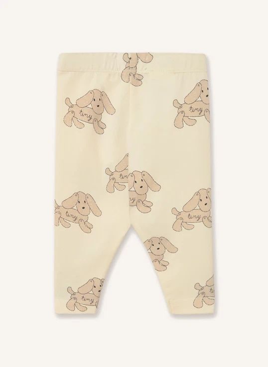 Legging Chien Coton Bio | Ecru