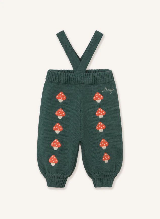 Pantalon Maille Champignons | Vert