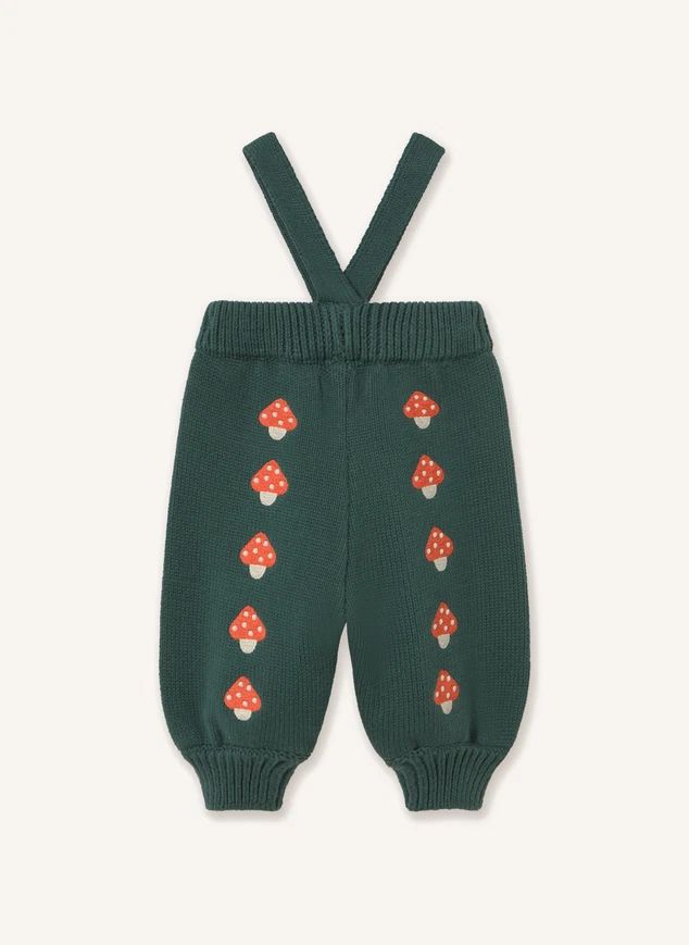 Pantalon Maille Champignons | Vert